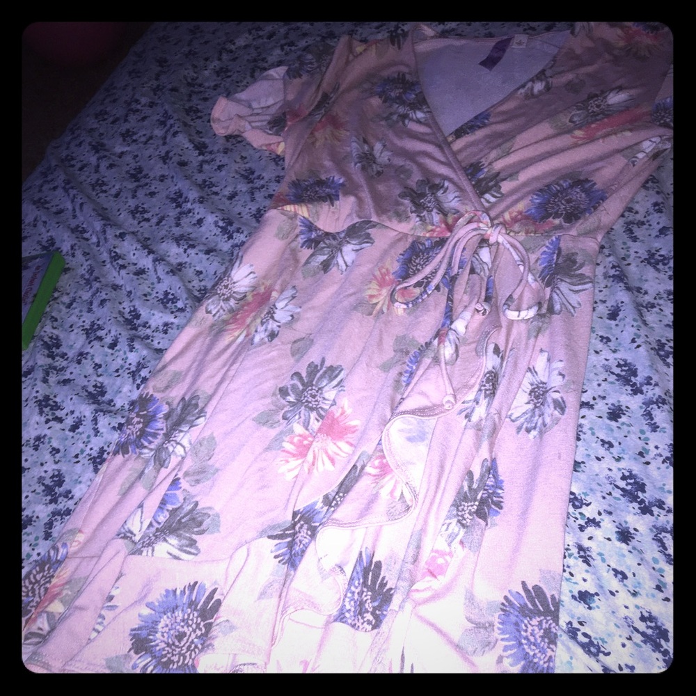 knee length wrap dress from Francesca's store new